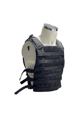 Süngü Askeri Shop Sungu Askeri Shop Plaka Taşıyıcı Yelek Siyah