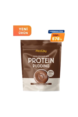 Mealjoy Protein Puding 500 Gr Yüksek Proteinli Kakaolu Ve Çikolata Tadında