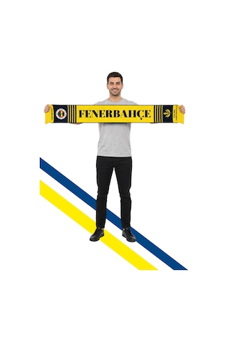 Fenerium Unısex Sarı Lacivert Fenerbahçe Dokuma Atkı