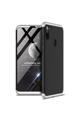 Galaxy A11 Kılıf Zore Ays Kapak Siyah