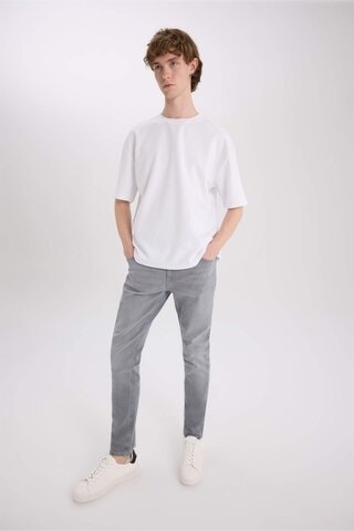DeFacto Pedro Slim Fit Dar Paça Jean Pantolon D9782AX25SPNM18 Gri