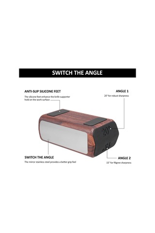 Mufunye Ocak Bileyici - Her Sertlikteki Çelik İçin Elmas Ve Seramik Diskli Bileme Aleti, 15 Ve 20 Derece Manyetik Açı Tabanı
