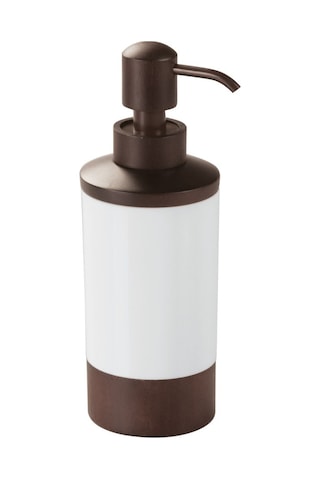 Sıvı Sabunluk Ahsap Tasarımlı Akrilik 7x7x21cm 325ml Çok Renkli