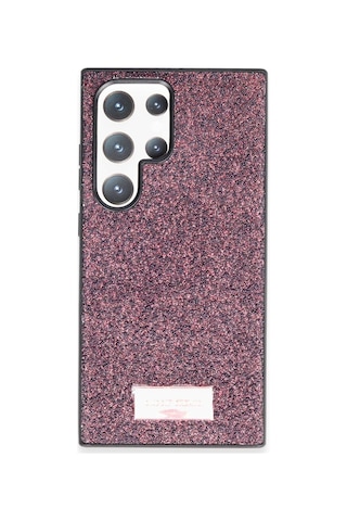 Onegif Samsung Galaxy Uyumlu, S24 Ultra Bright Simli Kapak - Derin Mor