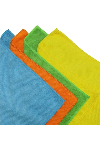 Tr 12 Adet Mikrofiber Bez Genel Temizlik Bezi Çok Amaçlı Toz Bezi