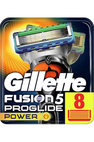 Gillette Fusion 5 Proglide Power Yedek Tıraş Bıçağı 8'li