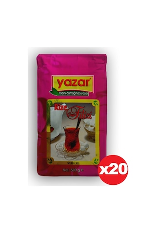 Yazar Rize Seçmece Filiz Çay 500gr X 20pkt 10kg Toplam