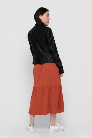 Only 15081400 Onlbandıt Faux Leather Bıker Black Kadın Deri Mont Siyah