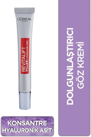 L'Oreal Paris Revitalift Filler Dolgunlaştırıcı Göz Kremi 15 ML