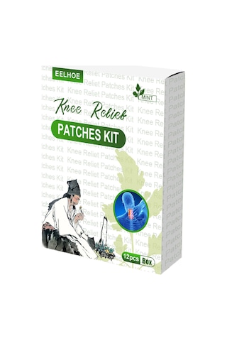 Mufunye Doğal Bileşenli Pelin Otu Diz Yaması - 12 Adet, Çok Amaçlı Kullanım İçin İdeal