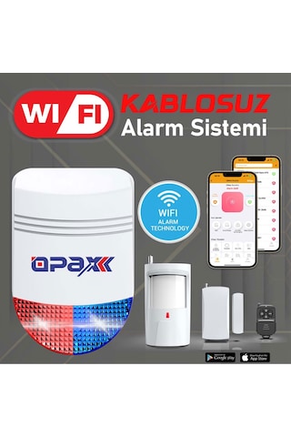Bgr-12 Wıfı Kablosuz Siren Alarm Sistemi Mobil Uygulamalı