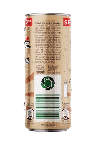 Nescafé Xpress Café Latte Şeker İlavesiz Soğuk Kahve 250ml X24 Hazır