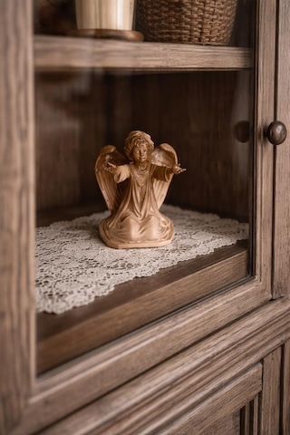 Melek Figürlü Dekoratif Biblo 10,5 Cm Mini Şık Ev & Vitrin Süsü Anlamlı Hediye