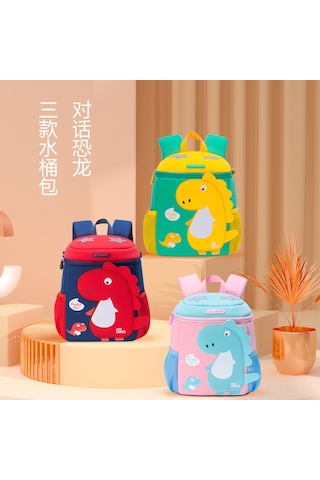 Lemestar Küçük Çocuklar İçin Toksiksiz Dayanıklı Dinozor Çanta - 1-6 Yaş Okul Çantası, Mavi Büyük Boy, Hafif Ve Kullanıma Pratik Çok Renkli