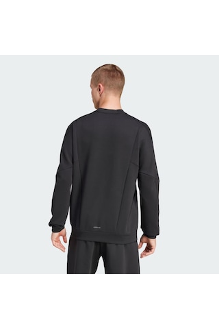 Adidas Designed For Training Crew Erkek Sweatshirt C-adıjj4642e50a00 Siyah