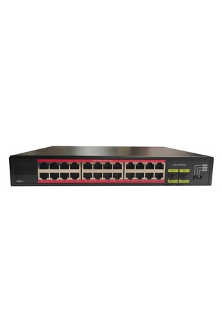 Tiwox TP-G2420-POE300W 24 Port Gigabit +2x Gigabit SFP Uplink Rackmount Poe Swıtch Realtek Chipset