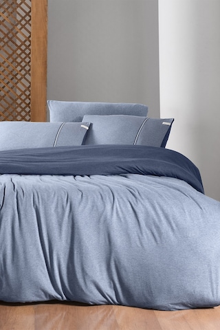 Sarev Medulas Mavi Çift Kişilik %50 Pamuk %50 Modal Nevresim Takımı