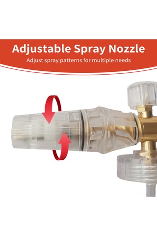 Kosona Ev İçin Yüksek Basınçlı Yıkama Makinesi, 1/4 İnç Pa Kettle, Şeffaf Köpük Potu, Fırça Açısı Ayarlanabilir