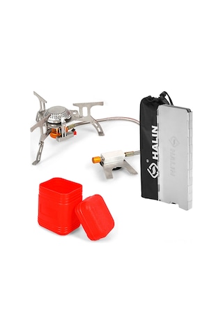 Teltree Hk350 3500w Çalışır Kamp Fırını + Alüminyum Çelik Rüzgar Engel Seti - Taşınabilir, Yüksek Isı Dayanıklı, Hızlı Isıtma, Stüdyo Kontrolü Çok Renkli