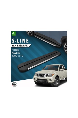 S-dizayn Nissan Navara 2 S-line Krom Yan Basamak 203 Cm 2005-2015