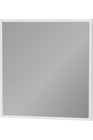 Dekorosso Sır Modern Dekoratif Salon Banyo Kare Ayna Beyaz