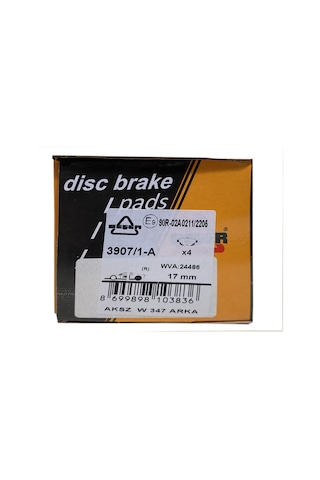 Beşer 3907/1A Arka Fren Balatası Ford Transit V – 347