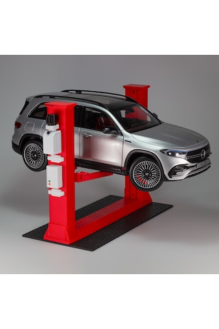 1/18 Ölçek V Hareketli Diorama Lifti, Diorama Aksesuarı, Garaj Dioraması, Kırmızı