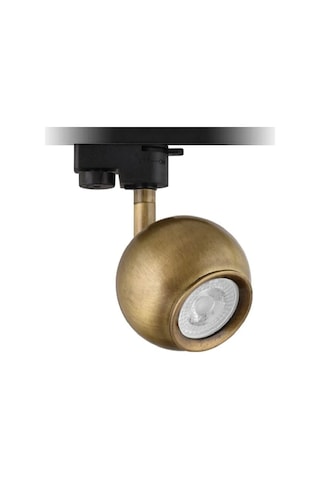 Mylights Ray Spot Tekli Küre Monofaza Gün Işığı Ampullü Ray Spot Altın - Gold