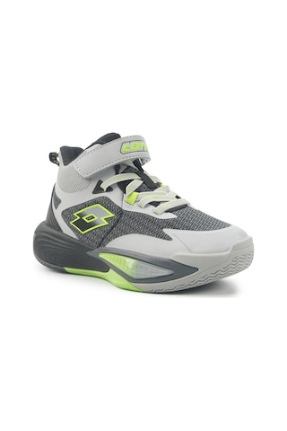 Lotto Johnson B Ps 5pr Gri Erkek Çocuk Basketbol Ayakkabısı 000000000102032469 Gri-sıyah-neon Yesıl