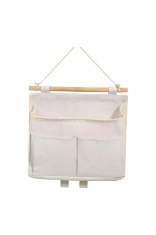 Kangvka Beyaz Oxford Kumaş Duvarlı Organizer - Küçük Eşyalar İçin Yenilikçi Depolama Çözümü, Odalarınızda Düzen Ve Boşluk Tasarrufu Beyaz