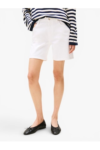 Tommy Hilfiger Dnm Straıght Short Rw Whıte Kadın Beyaz Şort - Ww0ww45924