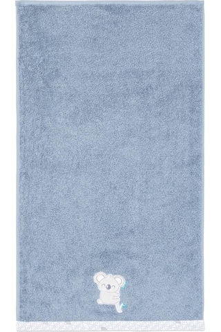 Gezenbebe Hero Nakışlı Bebek Çocuk El Ve Baş Havlusu 50x90 Mavi