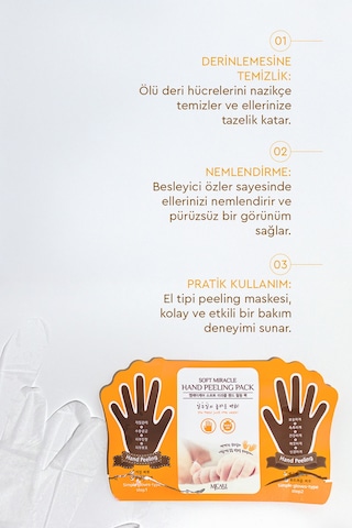 Mjcare Hand Peeling - Soyulan El Peeling Maskesi 3'lü
