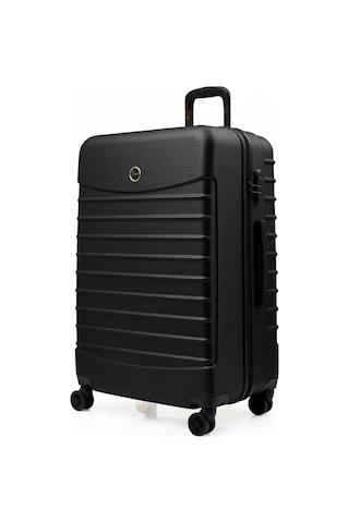 Büyük Boy Valiz 4x2 Teker Siyah-siyah 1168-s Siyah