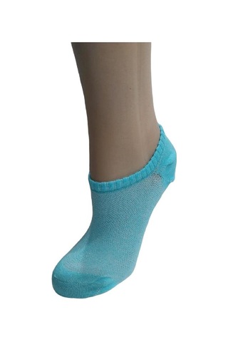 3'lü Pamuklu Kadın Patik Çorap - Çok Renkli