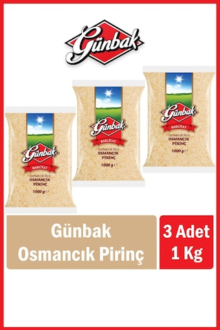 Osmancık Pirinç 1 Kg X 3 Adet