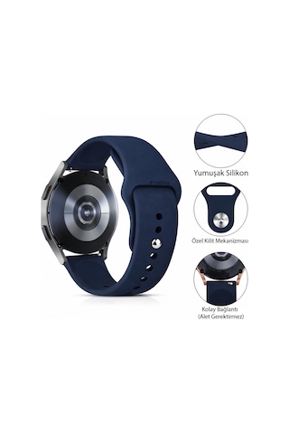 Samsung Galaxy Watch 7 6 5 4 Fe 40 44 Mm Classic 42 43 46 47 Mm Uyumlu Yumuşak Soft Yüksek Kalite Spor Kordon
