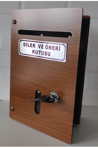 Büyük Boy Ahşap Dilek Öneri Kutusu Büyük Boy Ahşap Dilek Öneri Kutusu