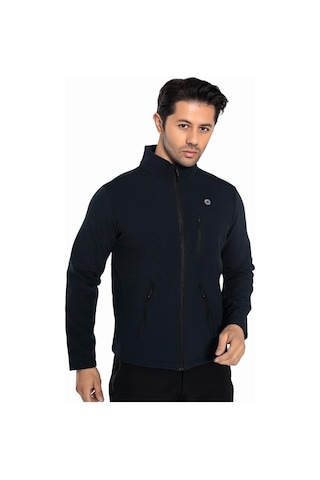Erkek Yakalı Su İticili Spor Sweatshirt Antrasit