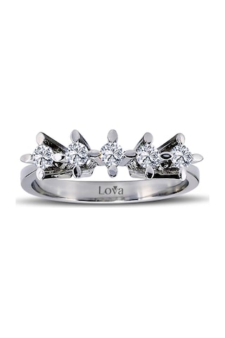 Lova G Renk 0,31 Karat Pırlanta Beştaş Yüzük - 1070069