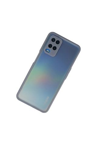 Cosmotex Newface Oppo A54 4g Kılıf Montreal Silikon Kapak - Gri