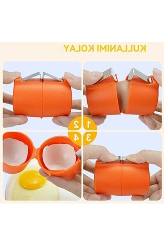 Çiğ Yumurta Ayırıcı Ve Kırıcı, 3'lü Kabuk Açacağı, Haşlanmış Yumurta Soyma Aleti Diğer