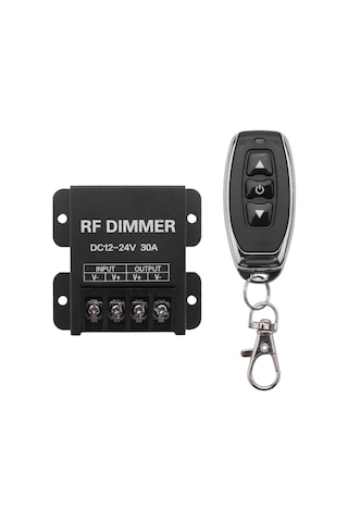 3 Tuşlu Uzaktan Kumandalı 12v Rf Led Dimmer Kablosuz Parlaklık Kontrol Cihazı - Dc 12v-24v 30a 360w 720w 5050 3 İçin