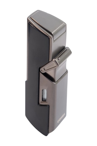 Cohiba Tek Torch Pürmüz Delici İğneli Siyah Metal Puro Çakmağı - Tr9594