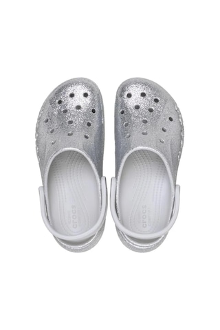 Crocs Baya Platform Glıtter Kadın Terlik 208459-040 Gri