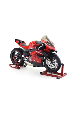 Xlg Ducati Superleggera V4 1:7 Ölçek Metal Koleksiyon Motosiklet Işıklı Sesli Egzoz Duman Efektli Model