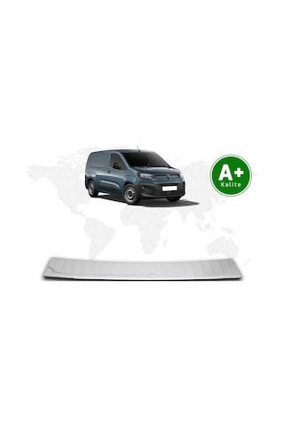 Citroen Berlingo Panelvan Krom Arka Tampon Eşiği 2024 Model Ve Sonrası