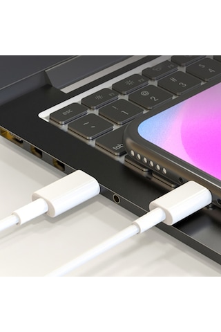 Micflip A01 Type-c To Type-c Pd Data Ve Şarj Kablosu 1.2m Beyaz