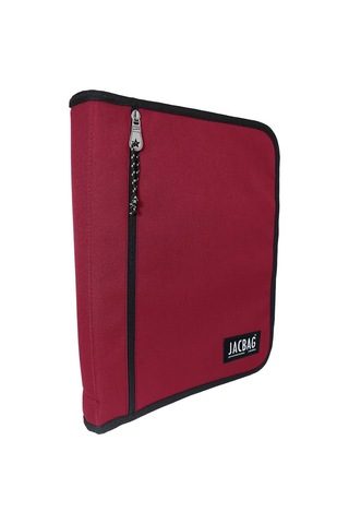 Jacbag Organizer Fermuarlı Dosya Çanta A4 Kırmızı