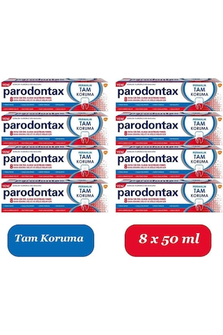 Parodontax Ferahlık Tam Koruma Diş Macunu 8 x 50 ML